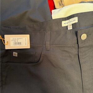Peter Millar Men's Charcoal Chinos